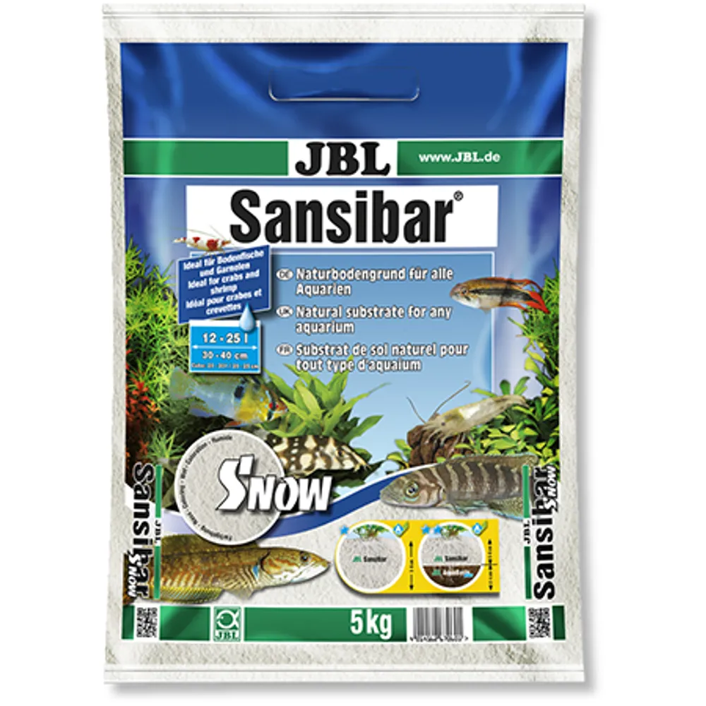 Jbl Sansibar Snow 10 kg Akvariegrus